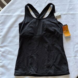 C9 Champion Shapewear Tank Top XL Ebony Black Power Mesh Shaping NWT